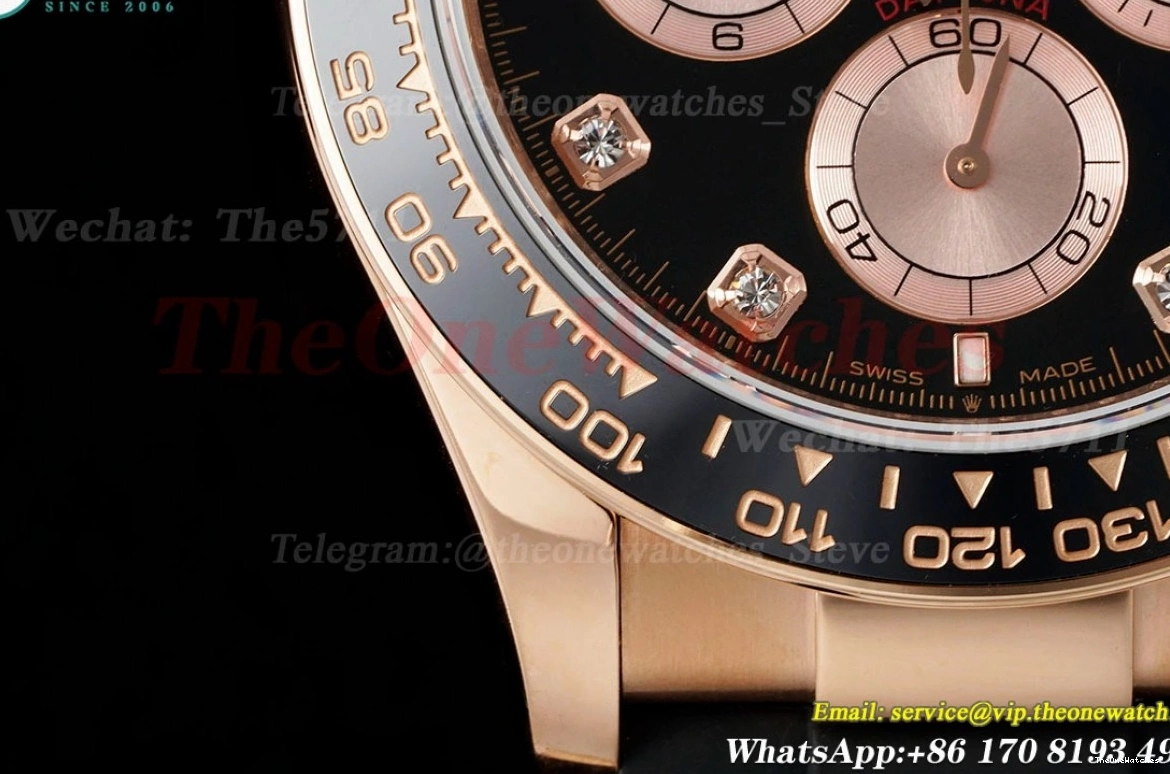 (Gain RG RU Weight) 40mm Daytona 126515 Dia QF Black SH4131 0113